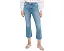 Укороченные джинсы Madewell The Short Stretch Flare Crop с расклешенным низом в цвете Coastal Blue