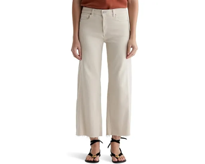 Джинсы AG Jeans Saige Wide Leg с завышенной талией из Opal Stone