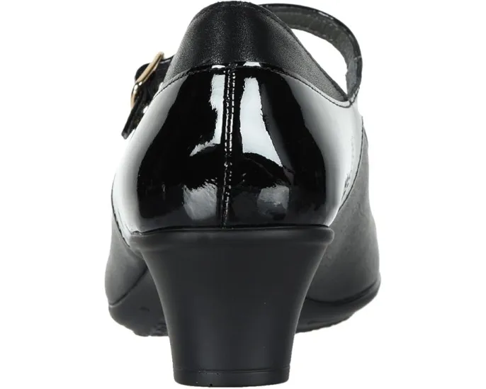 Туфли SAS Isabel Mary Jane Comfort Heel с ремешком и принтом рептилии