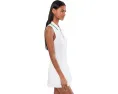 Sleeveless Fitted Pique Polo