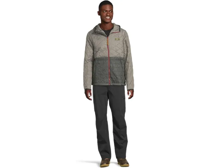 Куртка L.L.Bean Katahdin Insulated Hoodie Colorblock с утеплителем PrimaLoft