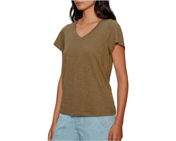Футболка Sanctuary Soft V-Neck из пима-хлопка с коротким рукавом