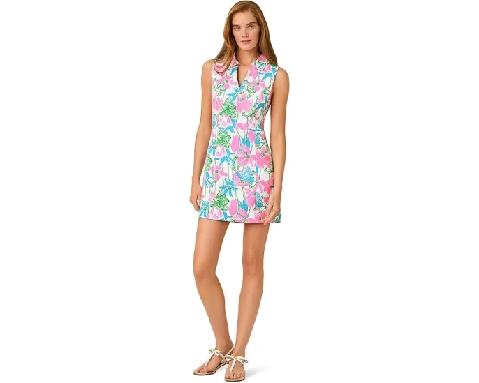 Lilly Pulitzer Комбинезон Twila с юбкой и воротником
