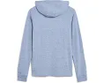 Детская футболка Adidas с капюшоном Snow Heather длинным рукавом