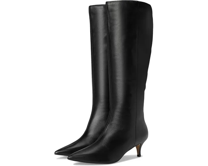 Ботильоны Dune London Smooth на квадратном каблуке с заостренным носком