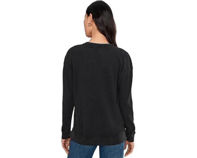 Кардиган Mod-o-doc с длинными рукавами и вафельной текстурой на пуговицах