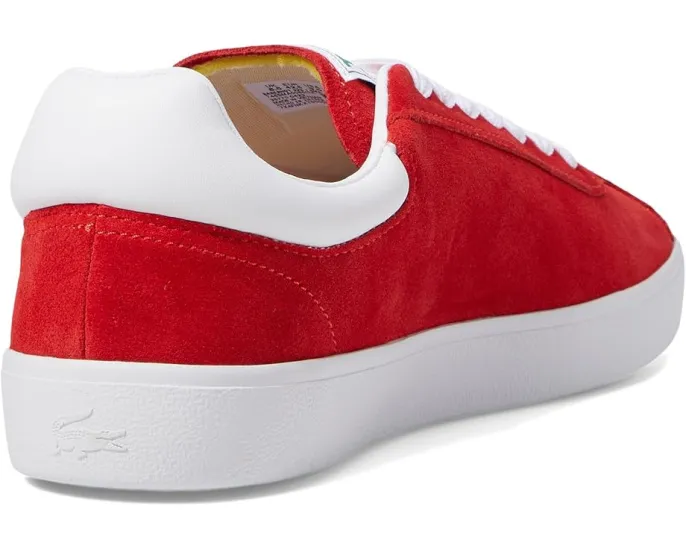 Кроссовки Lacoste Baseshot из замши с круглым носком