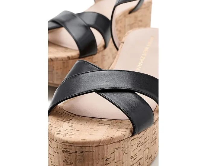Сандалии Stuart Weitzman Dayna Wedge на платформе с открытым носком