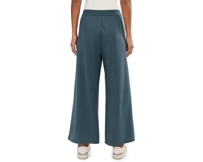 Широкие брюки с манжетами из легкого полотна Ponte Eileen Fisher