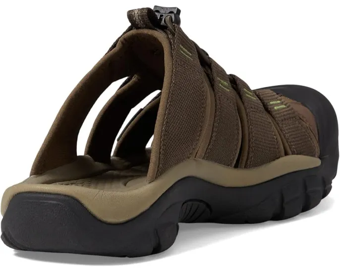 Сланцы KEEN Newport Slide с водоотталкивающим нубуком и противоскользящей подошвой