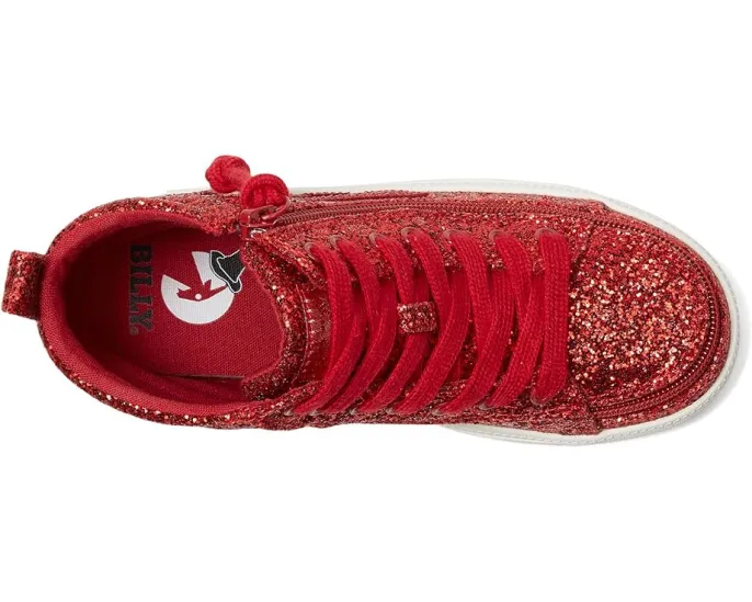 Детские высокие кроссовки BILLY CS High Top с молнией по всей длине и круглым носком