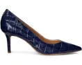 Лакированные туфли-лодочки Lauren Ralph Lauren с тиснением под крокодила