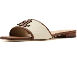 Босоножки Lauren Ralph Lauren Everley на низком каблуке с отделкой из кожи