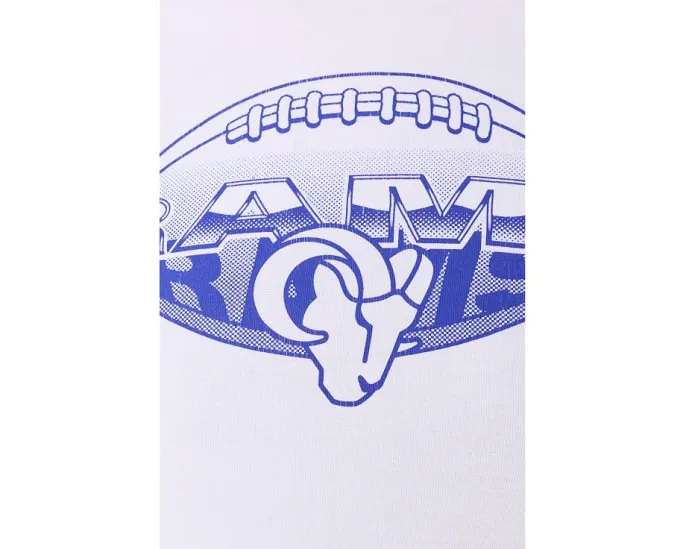 Футболка Junk Food Clothing NFL Los Angeles Rams с повтором принта