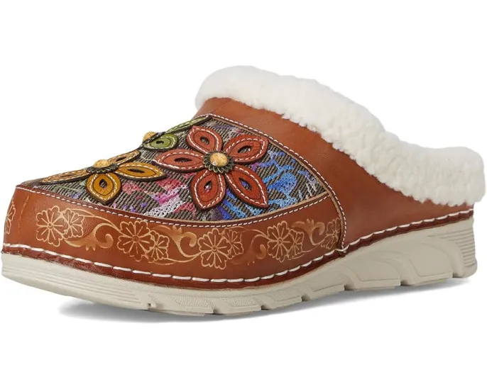 Клоги L'Artiste by Spring Step Honestela с тиснением и текстильной подкладкой