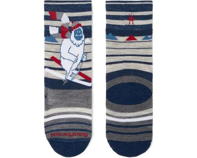 Детские носки Smartwool Wintersport Full Cushion с принтом йети