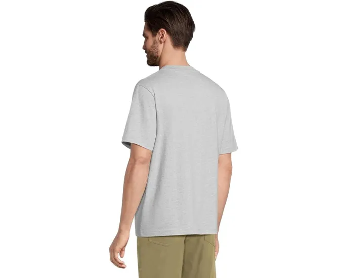 Футболка Lacoste из хлопка с коротким рукавом и вышитым крокодилом