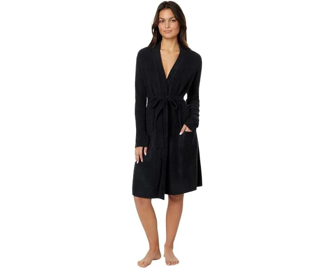 Халат CozyChic Lite Ribbed Robe от Barefoot Dreams с запахом и карманами