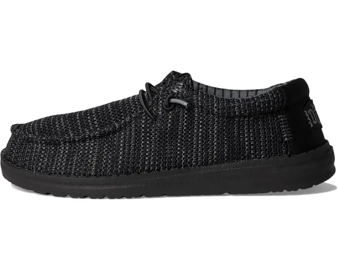 Детские слипоны Hey Dude Wally Stretch Sox с технологией Flex & Fold и съемной стелькой