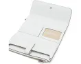 Клатч MICHAEL Michael Kors Jet Set Medium White на запястье