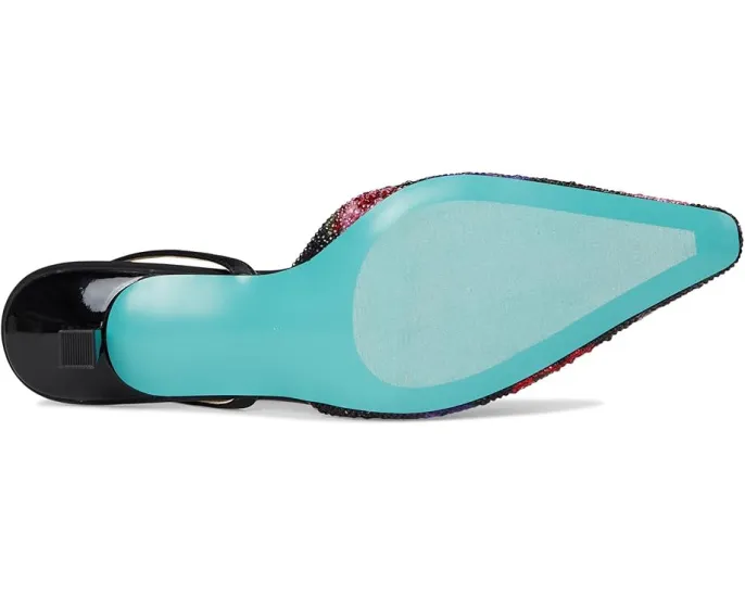 Туфли Blue by Betsey Johnson Oppal на низком каблуке с цветочными стразами