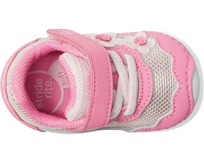 Кроссовки Stride Rite SM Rosa для малышей с цветочным принтом и технологией Soft Motion