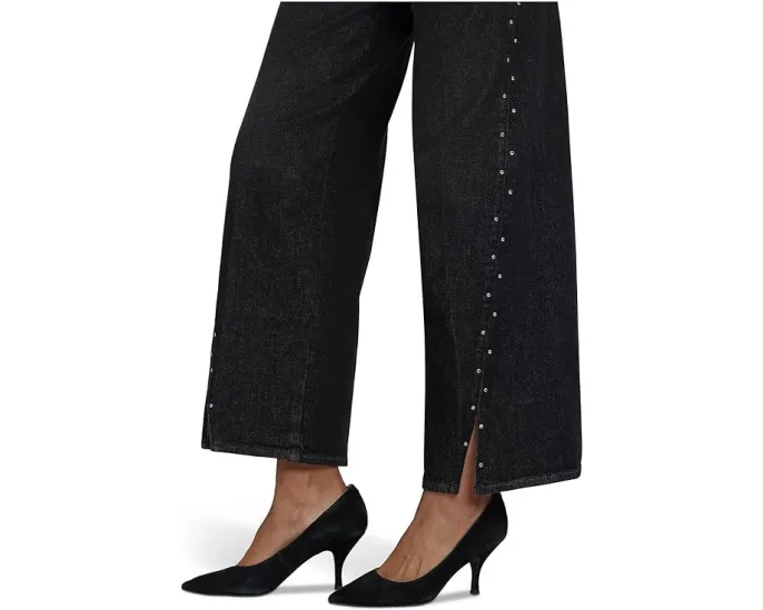 Джинсы NYDJ Teresa Wide Leg со стразами цвета French Nightfall
