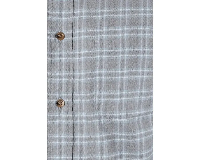 Рубашка Faherty Movement Brushed из смесовой ткани с начесом и карманом