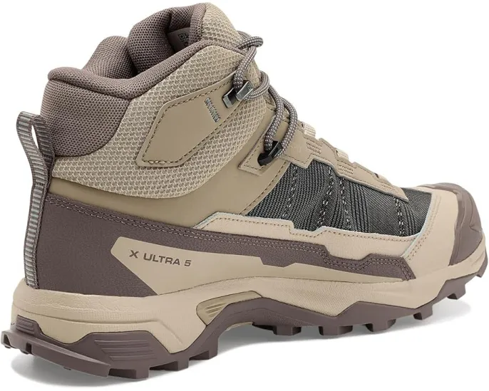 Трекинговые кроссовки Salomon X Ultra 5 Mid GORE-TEX® с верхом из кожи