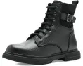 Spring Step Urbanattire кожаные полусапожки в байкерском стиле с молнией и пряжкой