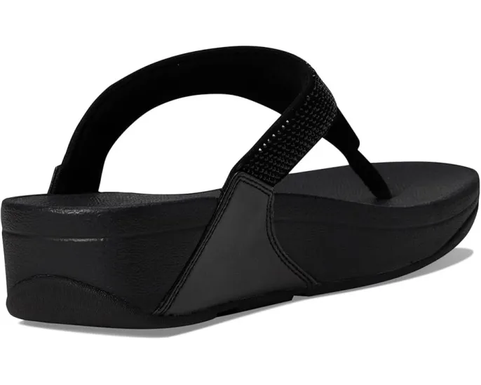 Сандалии FitFlop Lulu с кристаллами и анатомической стелькой MicroWOBBLEBOARD