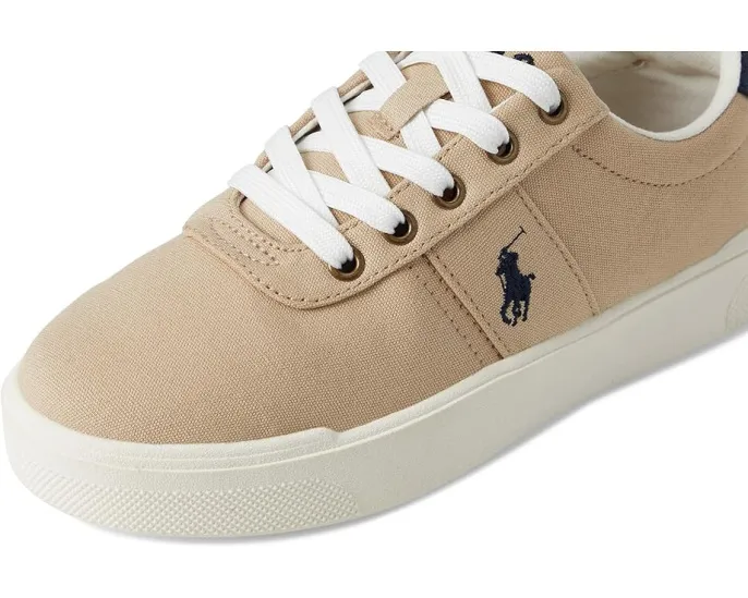 Кроссовки Polo Ralph Lauren Kids Frazier Casual Canvas для детей с верхом из хлопка