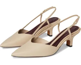 Туфли Vince Levvy на удобном низком каблуке с острым носом и регулируемой застежкой