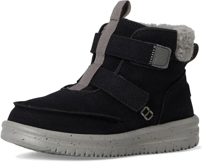 Ботильоны Bradley Cozy от Hey Dude Kids с искусственным мехом и липучками