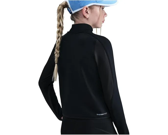 Детская кофта Nike Kids Pro с технологией Therma-FIT и молнией на половину