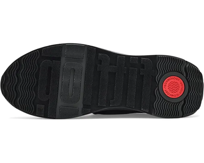 Туфли FitFlop F-mode Flow Mary Jane из трикотажа и замши