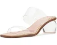 Сандалии Lela Pelle Moda на прозрачных ремешках со стеклянным каблуком