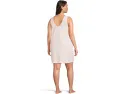 Хлопковая сорочка Skin Natural Skin Josephine большого размера с V-образным вырезом
