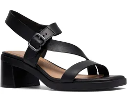 Сандалии Jaylan Sol Clarks на квадратном каблуке с ремешками и стелькой Ultimate Comfort