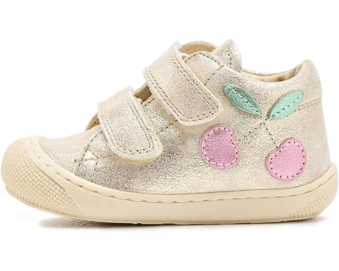 Naturino Xyndra Vl детские туфли с кожаным верхом и металлическим цветком