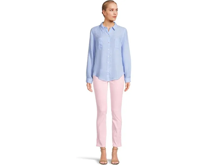 Рубашка Lilly Pulitzer Sea View из льна с длинными рукавами