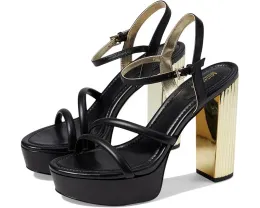 MICHAEL Michael Kors Porter на высокой платформе с ремешками и золотым каблуком