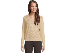 Свитер Elliott Lauren Pop Top с V-образным вырезом и стразами
