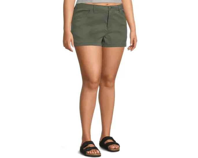 Шорты Prana Stretch Zion Halle с защитой UPF 50+ и влагоотводящими свойствами