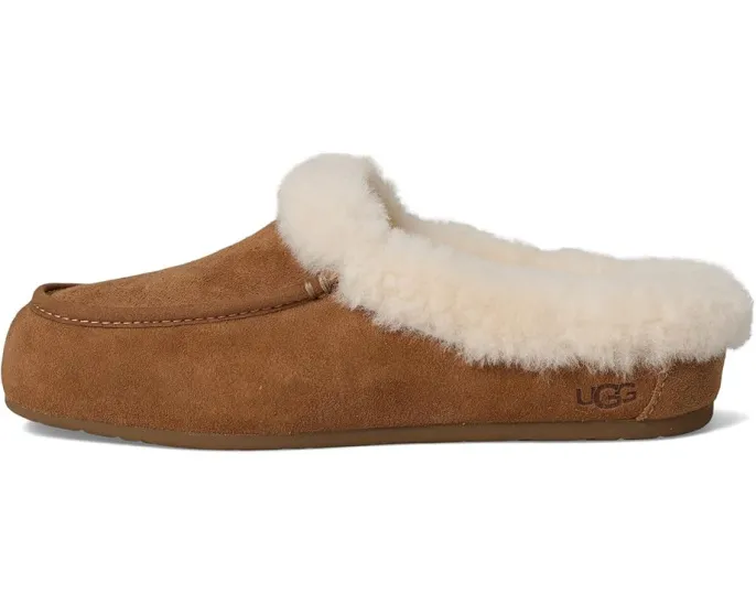 UGG Ansley Mule мюли из замши с овчиной и подошвой для дома и улицы