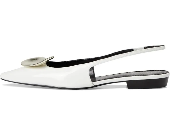 Босоножки Patos Slingback от Tory Burch на квадратном каблуке
