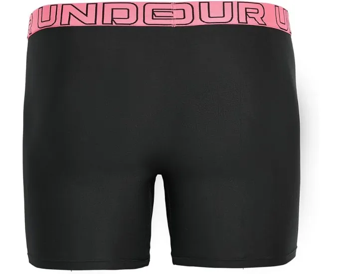 Набор из 3 боксеров Under Armour Performance Tech Solid длиной 6 дюймов (15.24 см) с четырехсторонним растяжением