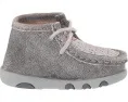 Мокасины Twisted X Chukka Driving Moc для малышей с резиновой подошвой