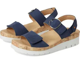Сандалии Samuel Hubbard Portola Two-Strap с регулируемыми липучками и клиновидным каблуком
