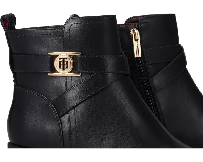 Ботильоны Tommy Hilfiger Dazni на устойчивом каблуке с миндалевидным носком